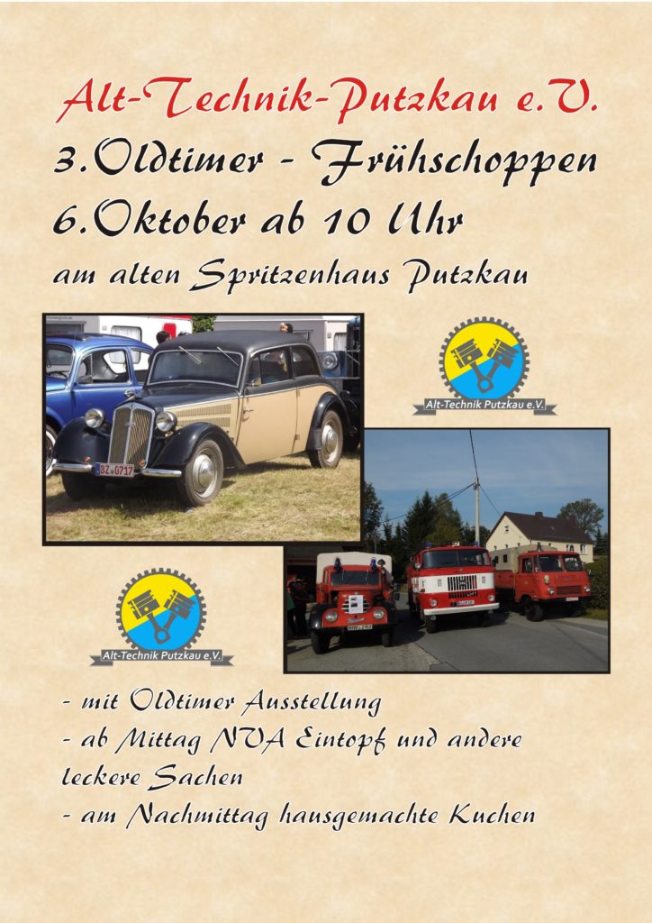 Flyer Oldtimer Frühshoppen